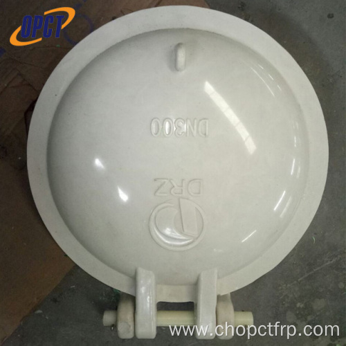 FRP fiberglass flap valve for gate drainage